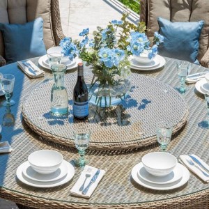 Nova Garden Furniture Heritage Rattan Willow 60cm Lazy Susan Nova Garden Furniture Heritage Rattan Willow 60cm Lazy Susan