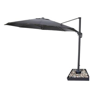 Nova Garden Furniture Galaxy Grey 3.5m Round LED Cantilever Parasol Nova Garden Furniture Galaxy Grey 3.5m Round LED Cantilever Parasol