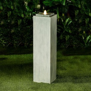 Nova Garden Furniture Shiloh Large Light Grey Water Feature with 1 LED Light Nova Garden Furniture Shiloh Large Light Grey Water Feature with 1 LED Light