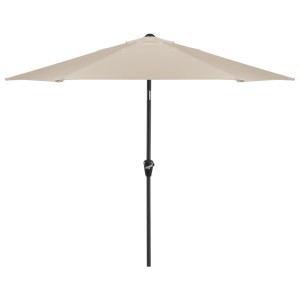 Nova Garden Furniture Antigua Beige 2.4m Round Aluminium Table Parasol Nova Garden Furniture Antigua Beige 2.4m Round Aluminium Table Parasol