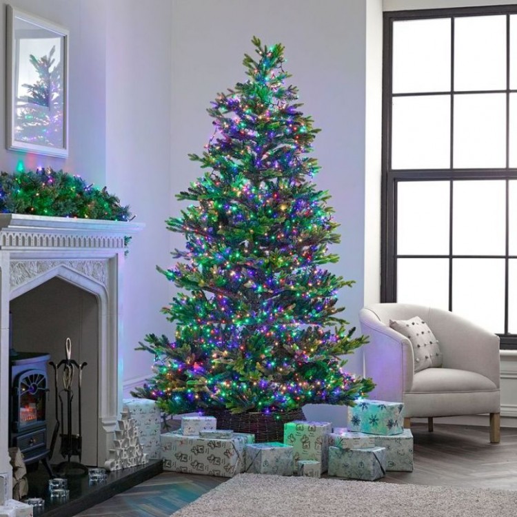 Nova Garden TWW 750 Multi Colour LED Compact Cluster Christmas Tree Lights