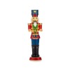 Polyresin Noel Red 3ft Christmas Nutcracker with Drum