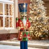 Norbert Red 3ft Christmas Nutcracker with Drum