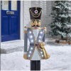 The Winter Workshop Norbert Grey 3ft Christmas Nutcracker