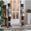 The Winter Workshop Norbert Grey 3ft Christmas Nutcracker