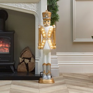 Norbert Gold 3ft Christmas Nutcracker - PRE ORDER Norbert Gold 3ft Christmas Nutcracker - PRE ORDER
