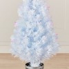 Nova Garden TWW 3ft Pink & White Fibre Optic Artificial Christmas Tree