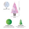 Nova Garden TWW 3ft Pink & White Fibre Optic Artificial Christmas Tree