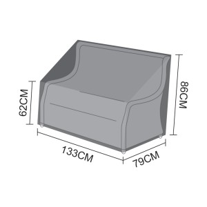 Nova Garden Furniture Oyster Black 2 Seater Sofa Cover Nova Garden Furniture Oyster Black 2 Seater Sofa Cover