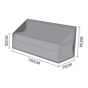 Nova Garden Furniture Oyster Black 3 Seater Sofa Cover Nova Garden Furniture Oyster Black 3 Seater Sofa Cover