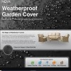 Nova Garden Furniture Harper Black 3 Seater Sofa Set Cover