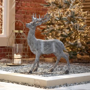 Nova Garden Grey 76cm Proud Standing Christmas Reindeer