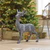 Nova Garden Grey 76cm Proud Standing Christmas Reindeer