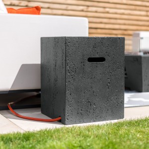 Nova Garden Furniture Dark Grey Square Gas Tank Holder