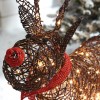 Rattan Christmas Rudolph Figure