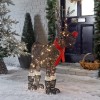 Rattan Christmas Rudolph Figure