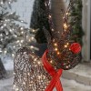 Rattan Christmas Rudolph Figure