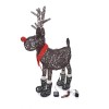 Rattan Christmas Rudolph Figure