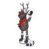 Rattan Brown Christmas Standing Rudolph Figure