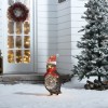 Rattan 60cm Battery Operated Christmas Penguin Figure