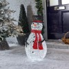 Nova Garden TWW Rattan Christmas Snowman Figure