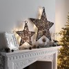 Nova Garden TWW Rattan Christmas 70cm Brown Star Decoration