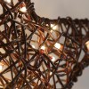 Nova Garden TWW Rattan Christmas 70cm Brown Star Decoration