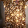 Nova Garden TWW Rattan Christmas 150cm Brown Reindeer Figure with 180 LEDs