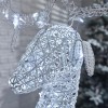 Nova Garden TWW Rattan Christmas 180cm White Reindeer Figure with 240 LEDs