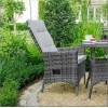 Nova Garden Furniture Ruxley Grey Rattan 6 Seat Round Dining Set  