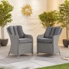 Nova Garden Furniture Camilla White Wash Rattan 8 Seat Round Dining Set