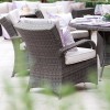 Nova Garden Furniture Olivia Brown Rattan 6 Seat Round Dining Set