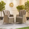 Nova Garden Furniture Thalia Willow Rattan 4 Seat Round Dining Set