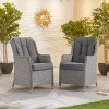 Nova Garden Furniture Thalia White Wash Rattan 4 Seat Round Dining Set