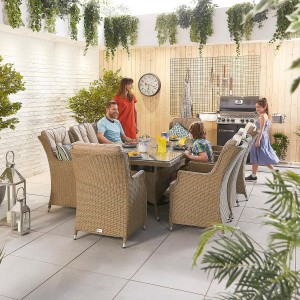 Nova Garden Furniture Thalia Willow Rattan 8 Seat Rectangular Dining Set Nova Garden Furniture Thalia Willow Rattan 8 Seat Rectangular Dining Set