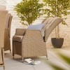 Nova Garden Furniture Carolina Willow Rattan 6 Seat Oval Dining Set