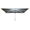 Nova Garden Furniture Galaxy Grey 4m x 3m Rectangular LED Cantilever Parasol