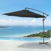 Nova Garden Furniture Barbados Black 3m Round Cantilever Parasol