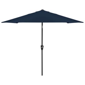 Nova Garden Furniture Antigua Navy 2.7m Round Aluminium Table Parasol Nova Garden Furniture Antigua Navy 2.7m Round Aluminium Table Parasol