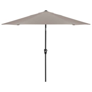 Nova Garden Furniture Antigua Taupe 2.7m Round Aluminium Table Parasol Nova Garden Furniture Antigua Taupe 2.7m Round Aluminium Table Parasol