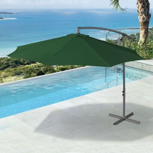Nova Garden Furniture Barbados Green 3m Round Cantilever Parasol Nova Garden Furniture Barbados Green 3m Round Cantilever Parasol