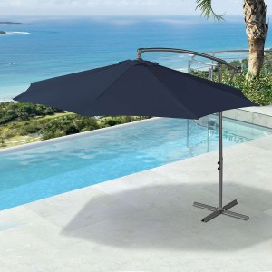 Nova Garden Furniture Barbados Navy 3m Round Cantilever Parasol Nova Garden Furniture Barbados Navy 3m Round Cantilever Parasol