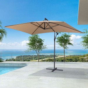 Nova Garden Furniture Barbados Beige 3m x 2m Rectangular Cantilever Parasol Nova Garden Furniture Barbados Beige 3m x 2m Rectangular Cantilever Parasol