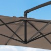 Nova Garden Furniture Barbados Taupe 3m x 2m Rectangular Cantilever Parasol