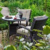 Nova Garden Furniture Olivia Brown Weave 2 Seat Bistro Set