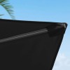 Nova Garden Furniture Barbados Black 3m x 2m Rectangular Cantilever Parasol