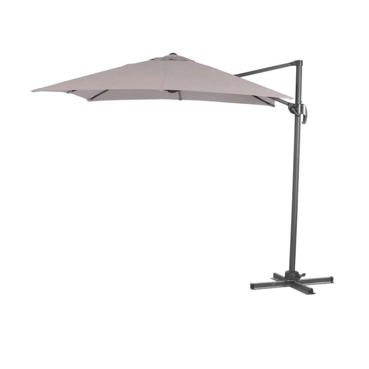 Nova Garden Furniture Apollo Beige 2.5m Square Cantilever Parasol