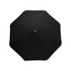 Nova Garden Furniture Dominica  Deluxe Black 3m Round Wooden Parasol