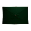 Nova Garden Furniture Dominica Deluxe Green 3m x 2m Rectangular Wooden Parasol