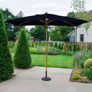 Nova Garden Furniture Dominica Deluxe Navy 3m x 2m Rectangular Wooden Parasol Nova Garden Furniture Dominica Deluxe Navy 3m x 2m Rectangular Wooden Parasol
